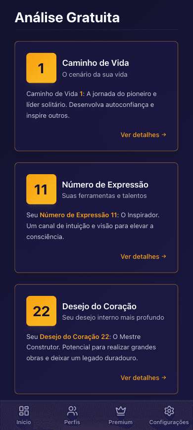 Prévia do painel do mapa